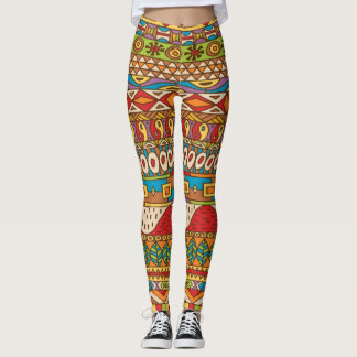 Afrikansk vintage mönster  leggings