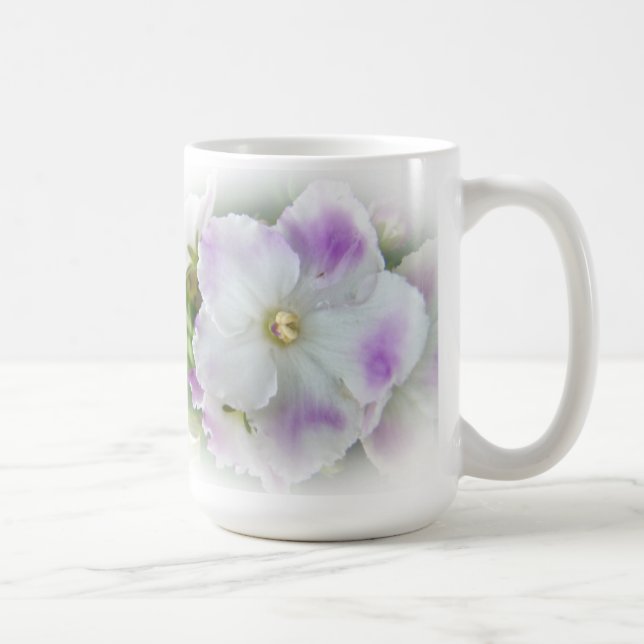 Afrikansk Viol Blomning Kaffemugg (Höger)
