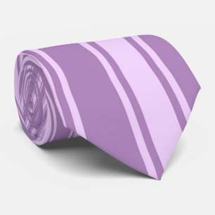 Afrikansk violett Färg Rand Funky Mönster Slips