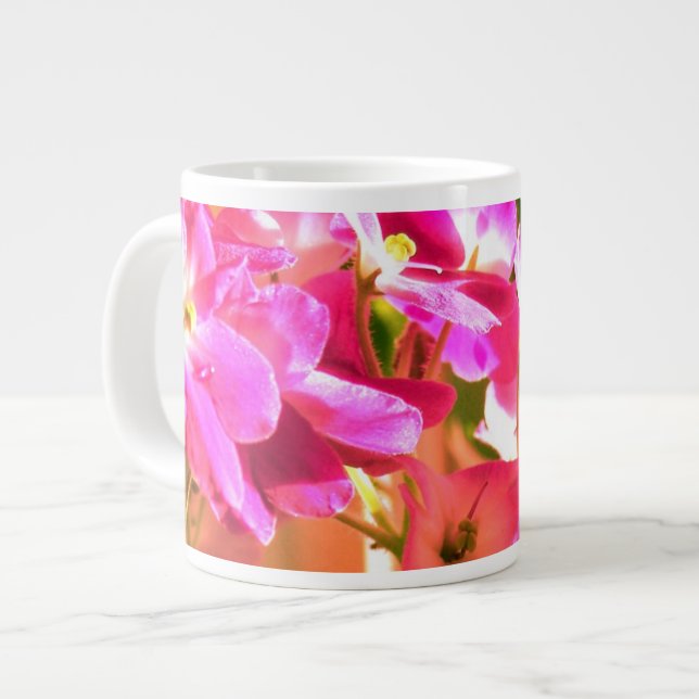 Afrikansk violett jumbo mugg (Framsida vänster)
