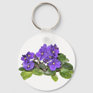 Afrikansk violett nyckelring