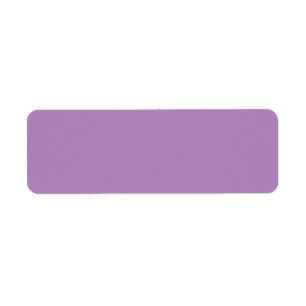 Afrikansk violett (solid färg) returadress etikett