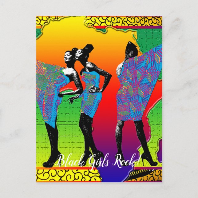 Afrikansk  vykort (Framsida)