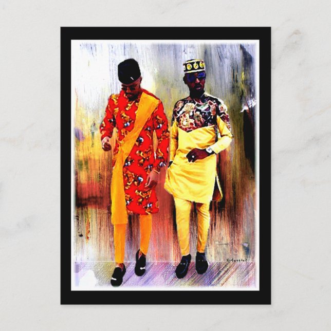 afrikansk vykort (Framsida)