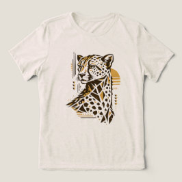 Afrikansk Wildlife Art - Kvinnlig Cheetah Grafisk T Shirt