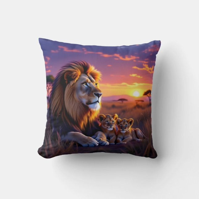 Afrikansk Wildlife Sunset-kudde Kudde (Framsida)