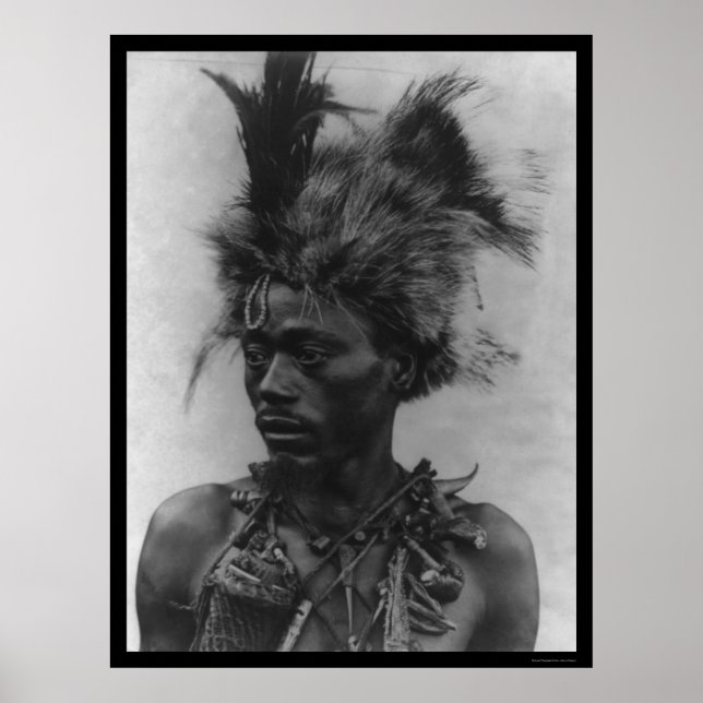 Afrikansk Witch Doktor 1920 Poster (Framsidan)