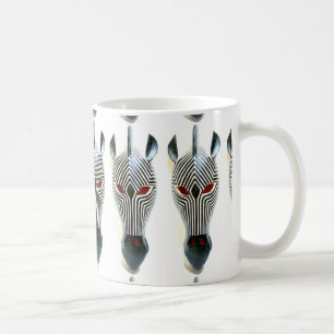 Afrikansk zebra masker mugg