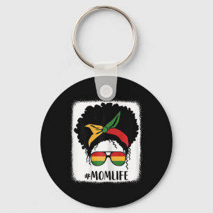 Afrikanska amerikanska Afro Mamma Life Black Mamma Nyckelring