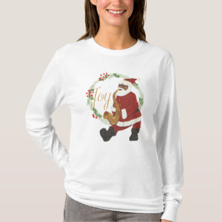 Afrikanska amerikanska Jultomten T Shirt