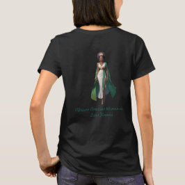 Afrikanska amerikanska kvinnor med Lotus Flowers T Shirt