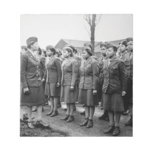 Afrikanska amerikanska Office Inspection Troops Anteckningsblock