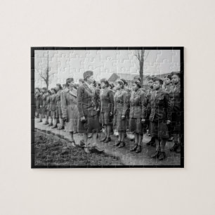Afrikanska amerikanska Office Inspection Troops Pussel