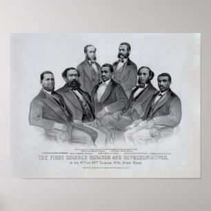 Afrikanska amerikanska pioneers poster