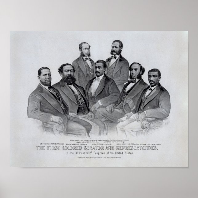 Afrikanska amerikanska pioneers poster (Framsidan)