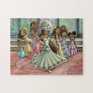 Afrikanska amerikanska princesses pussel