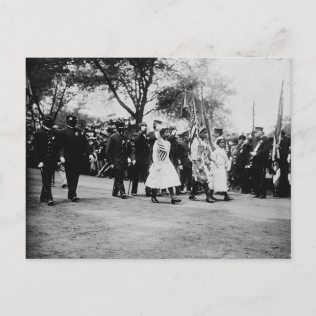 Afrikanska amerikanska veteraner, New York City, 1 Vykort (Framsida)