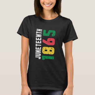 Afrikanska Ameris svarta frihetsdag 1865 T Shirt