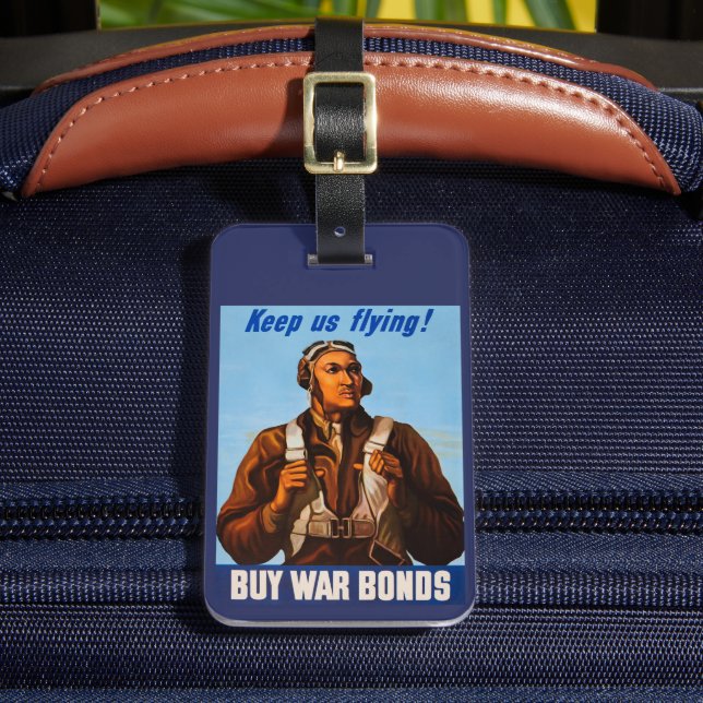 Afrikanska Aviators Fighter Piloter of WW2 Bagagebricka (Framsida Insitu 2)