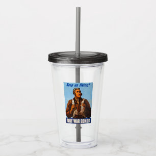 Afrikanska Aviators Fighter Piloter of WW2 Take Away Mugg