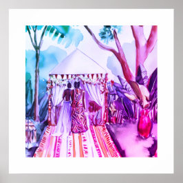 Afrikanska Bröllop Poster