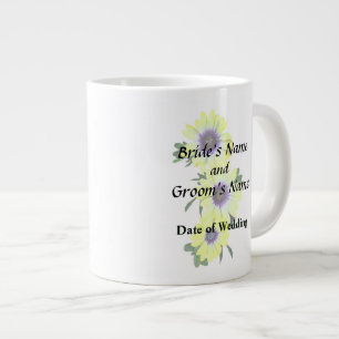 Afrikanska Daisy Lemon Symphony Bröllop Products Jumbo Mugg