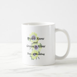 Afrikanska Daisy Lemon Symphony Bröllop Products Kaffemugg