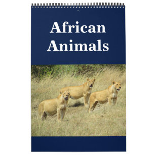 afrikanska djur kalender