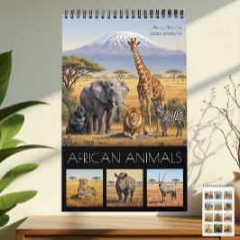 Afrikanska Djur Kalender 2027 / Afrikansk Vilda Dj