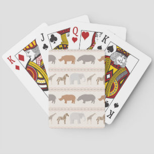 Afrikanska djur mönster 1 casinokort