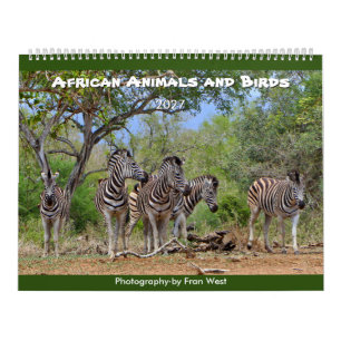 Afrikanska djur och fåglar 2027 Kalender