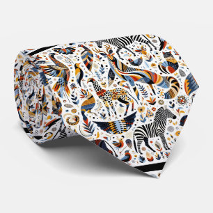 Afrikanska djur tryck Boho Slips