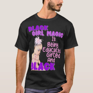 Afrikanska drottningens Utbildade svarta flickors T Shirt