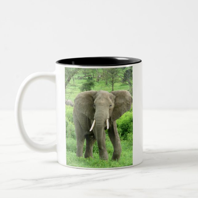 Afrikanska elefanter Mugg (Vänster)