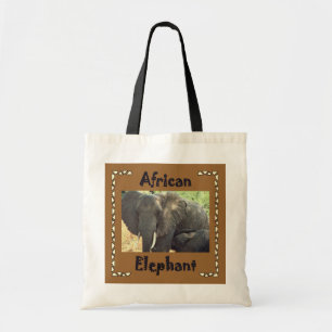 Afrikanska elefanter tygkasse