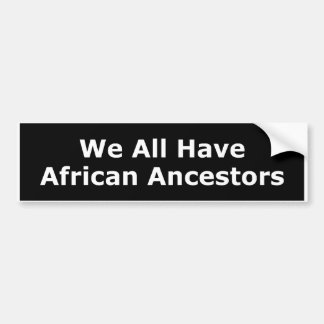 Afrikanska förfäder bildekal