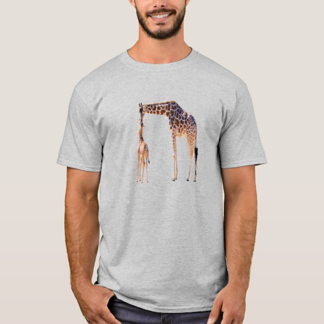 Afrikanska Giraff T-Shirts (Framsida)