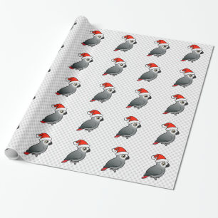 Afrikanska grå färg Santa Presentpapper