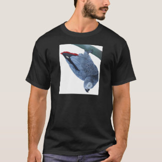 Afrikanska grå färgpapegojagåvor tee shirt