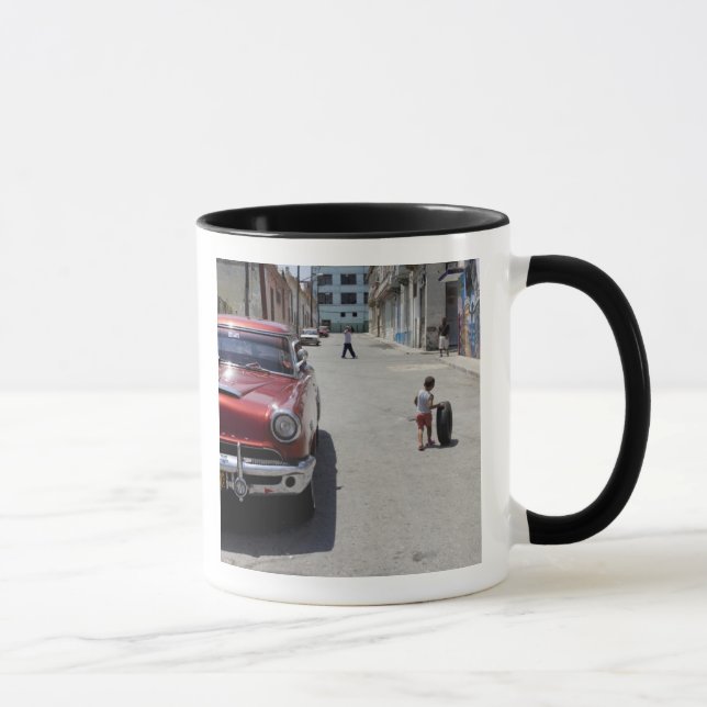 Afrikanska Hamel-distriktet, Havanna, Kuba, UNESCO Mugg (Höger)