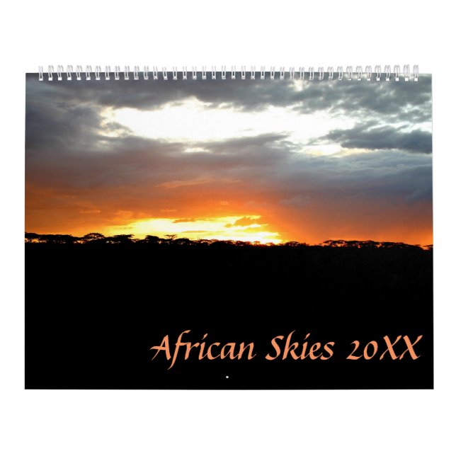 Afrikanska Himlar Kalender (Omslag)