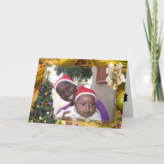 Afrikanska julkort helgkort (Framsida)