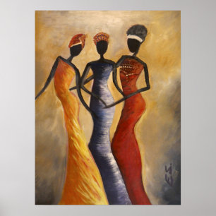 Afrikanska köer poster