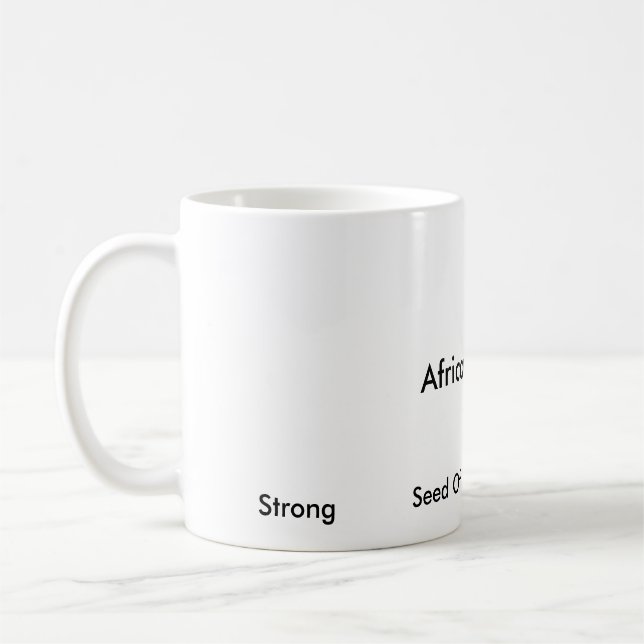 Afrikanska kvinnor kaffemugg (Vänster)