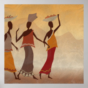 Afrikanska kvinnor poster
