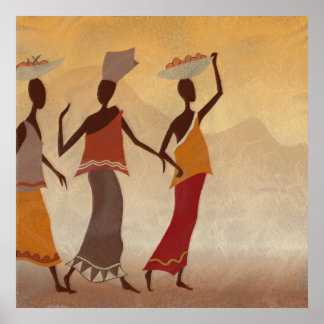 Afrikanska kvinnor poster