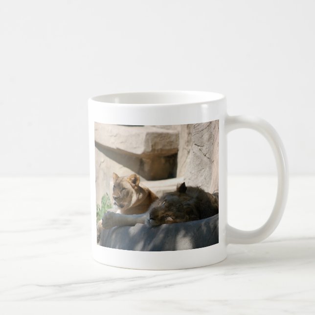 Afrikanska Lejon Kaffemugg (Höger)