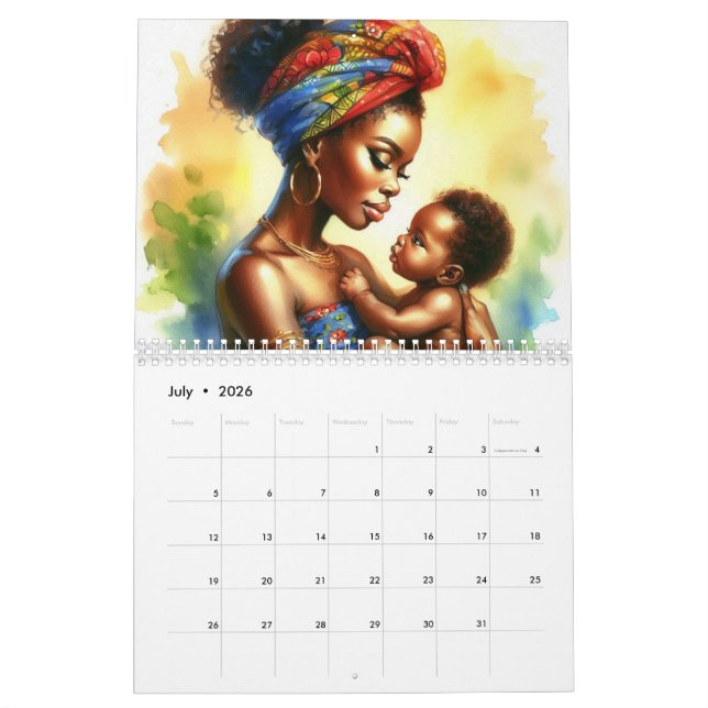 Afrikanska Mammor Kalender (Jul 2026)
