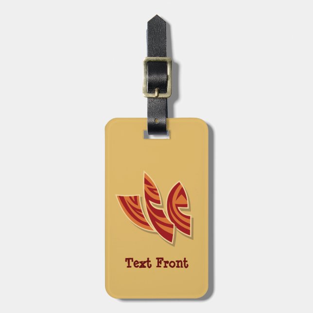 Afrikanska masker bagagebricka (Vertikal Framsida)