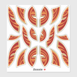 Afrikanska masker ikon samling kontur klistermärke klistermärken